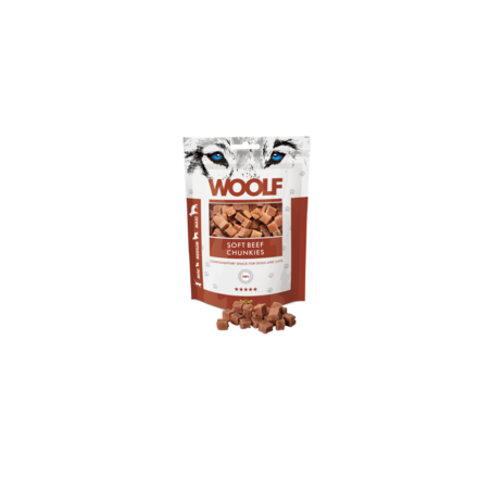 Woolf beef chunkies 100 g