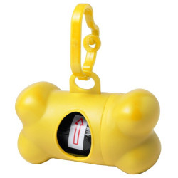Zásobník ve tvaru kostičky - žlutý