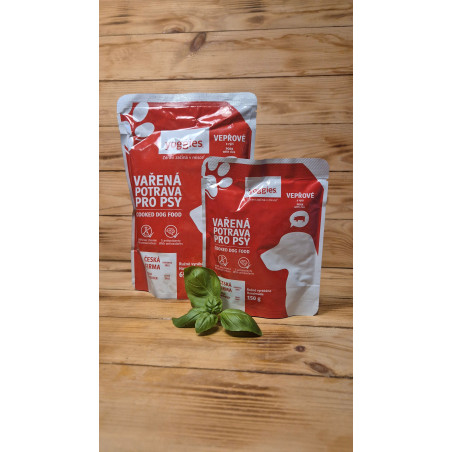 Vařené menu na cesty - Vepřové maso s rýží 650 g