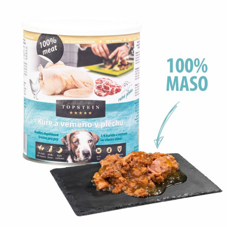 Kuře a vemeno v plechu 800 g