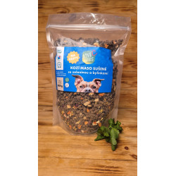 Kozí maso sušené se zeleninou a bylinkami 800 g NA CESTY  HYPOALERGENNÍ