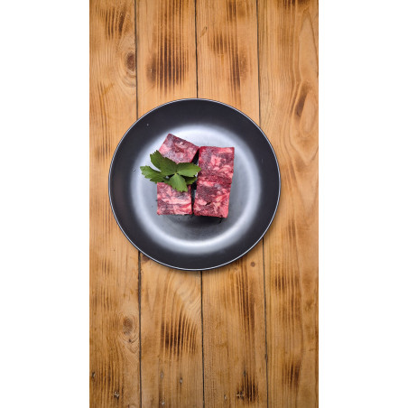 Hovězí svalovina hrubomletá na kostky 3x3 cm 600 g