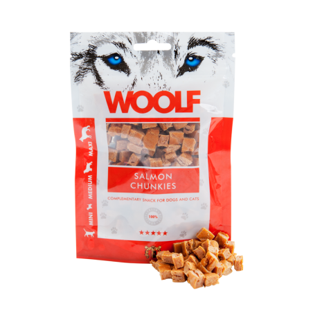 Woolf Salmon chunkies 100 g